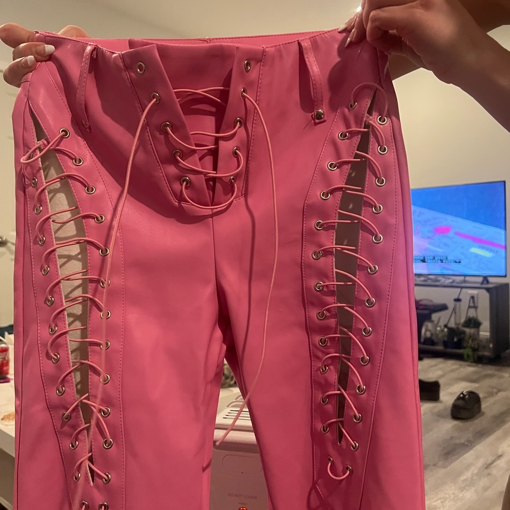 pink i am gia pants